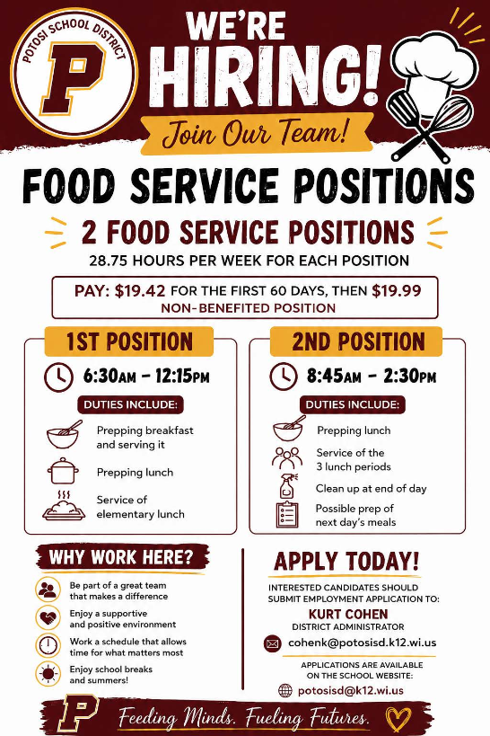 We are hiring