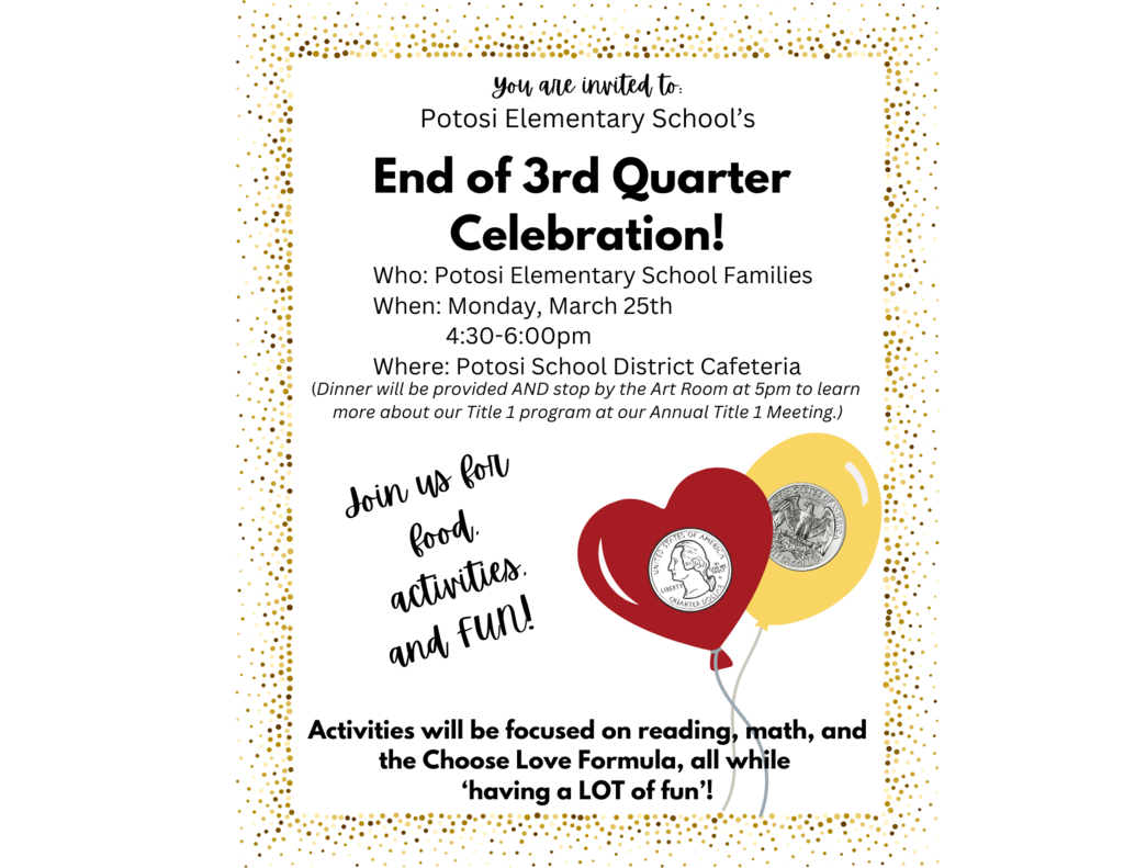 End of 3rd Quarter Celebration