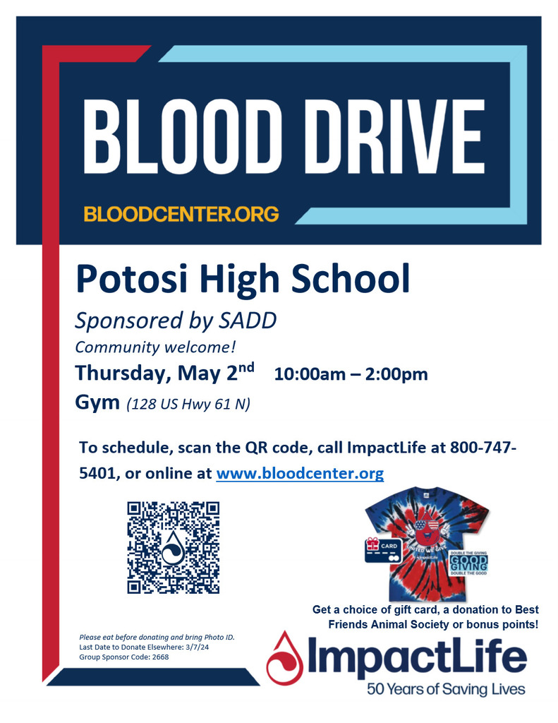 blood drive flier