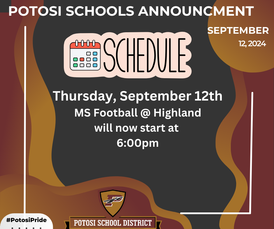 MS Football Schedule Change