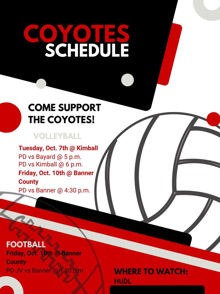 Coyotes the week of October 6. 