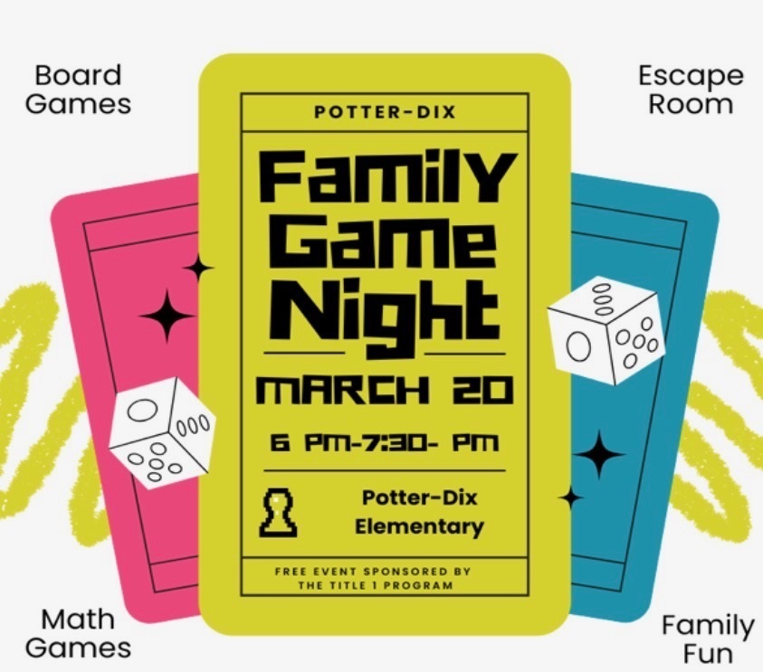 Family game night graphic