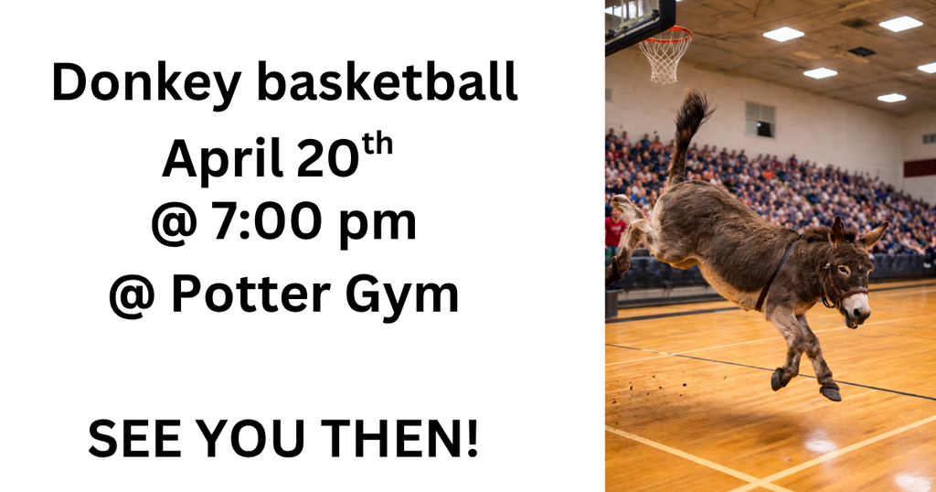 Donkey Basketball TONIGHT!