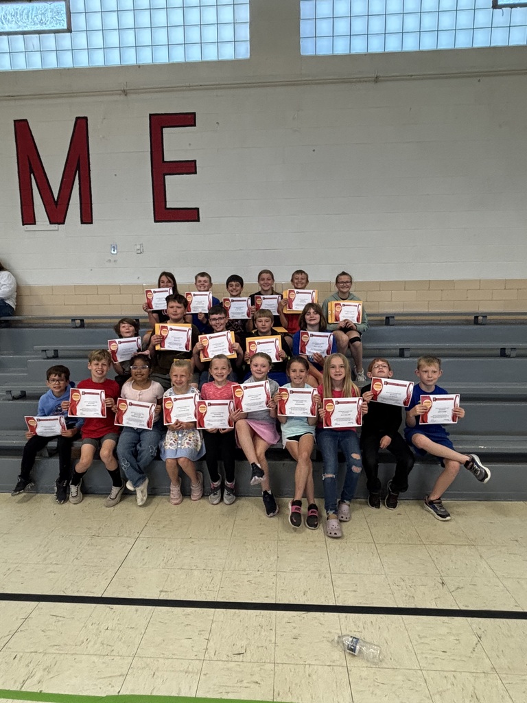 All perfect attendance recipients