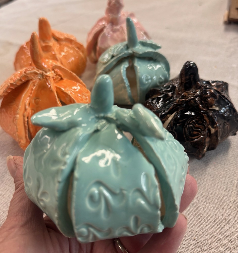 ceramic pumpkins