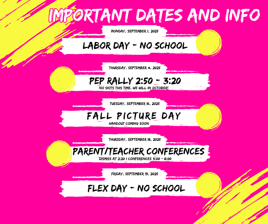 September Important Dates