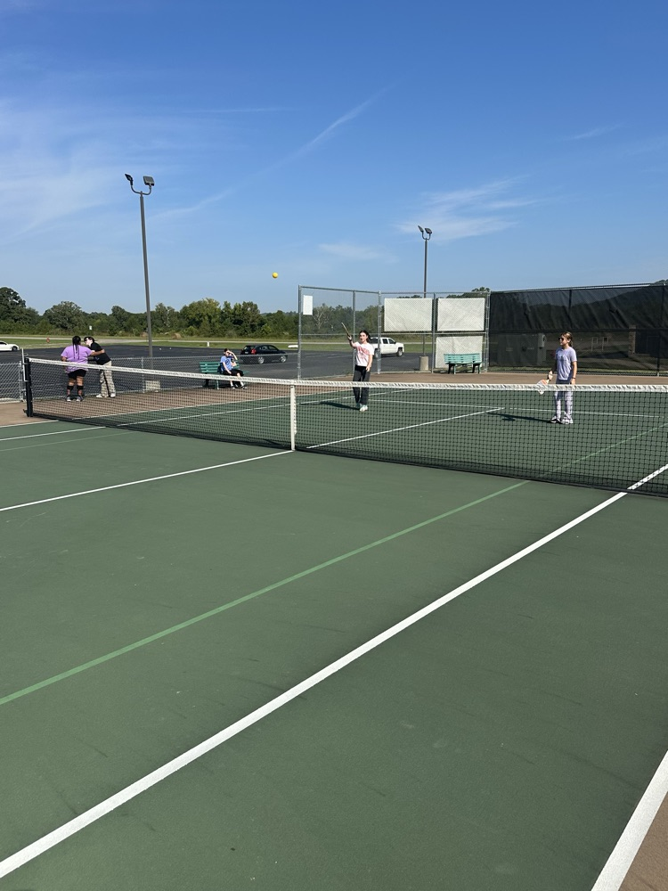 Coach Pitts’ and Coach Dugger’s PE classes spent the day on the tennis courts learning to play pickleball!
