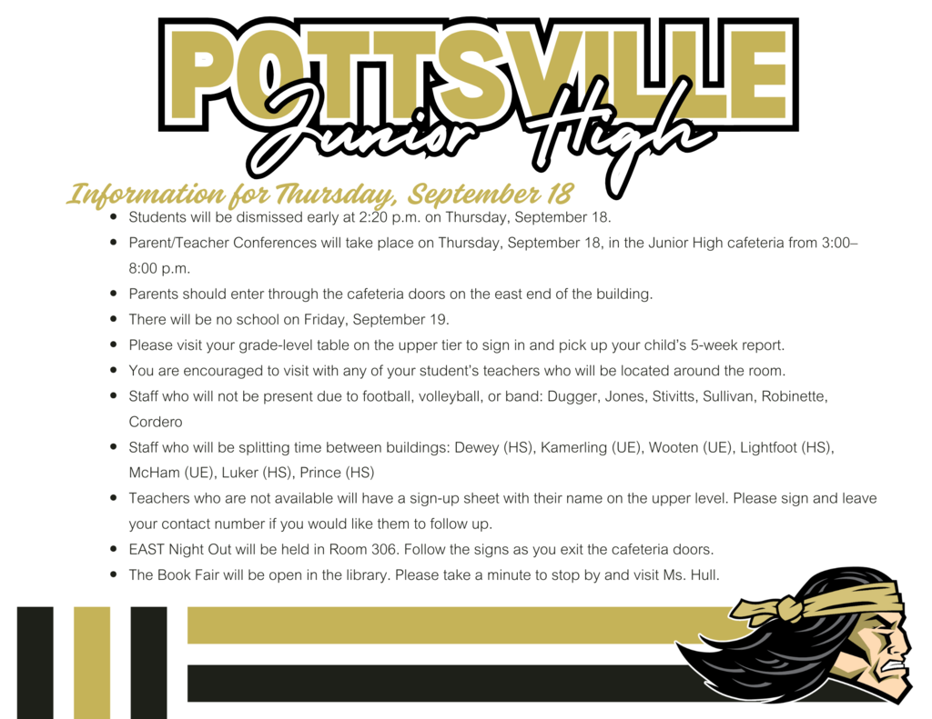 September 18th Info