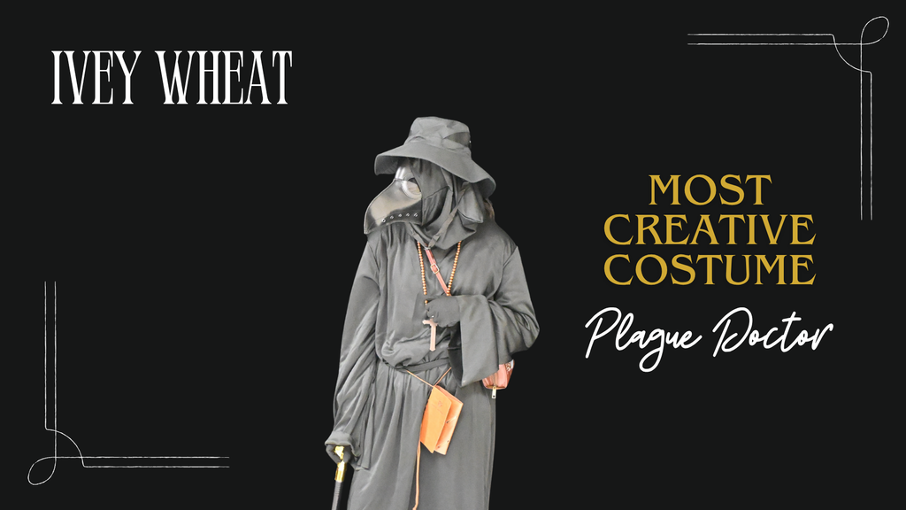 Ivey Wheat as Plague Doctor