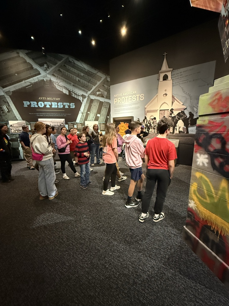 learning about the museum 