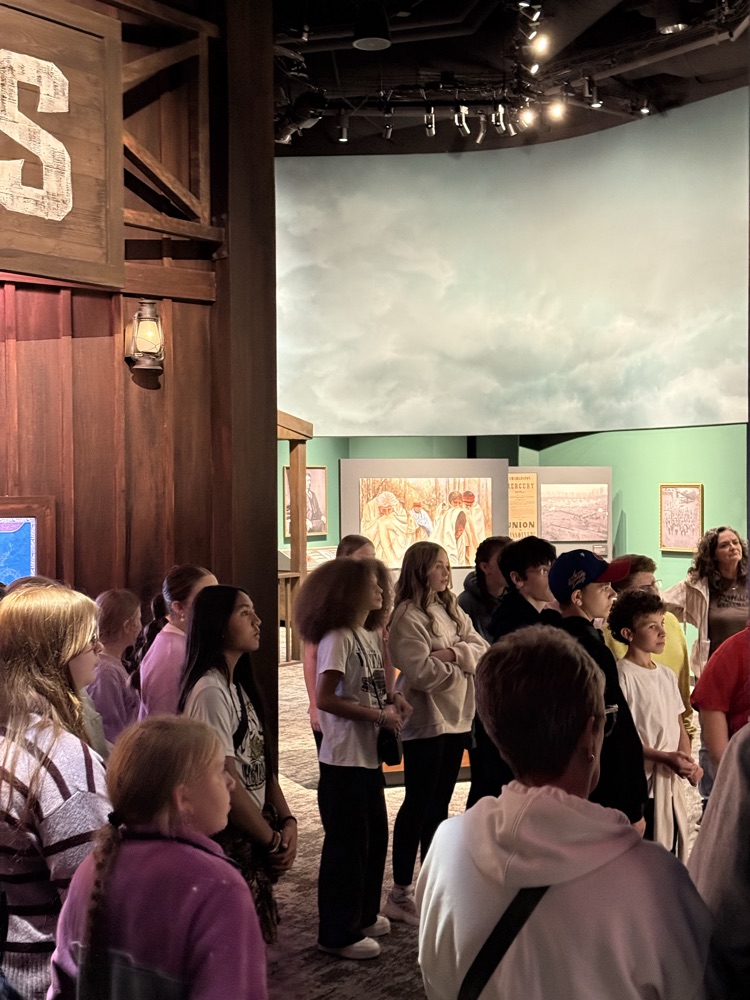 learning about the museum 