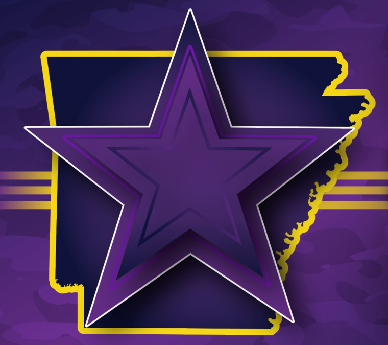 Purple Star over Arkansas