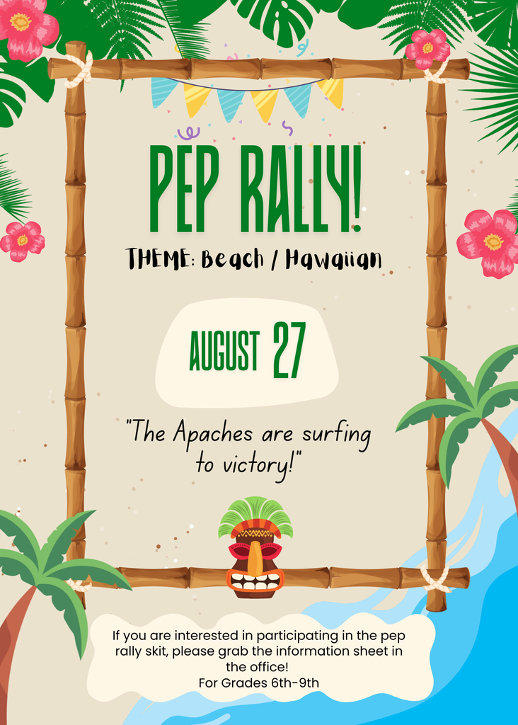 Hawaiian/Beach Pep Rally
