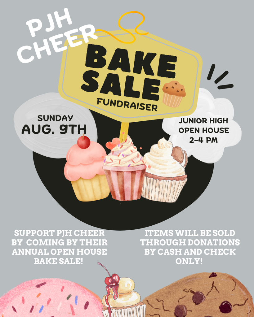 Bake sale flyer