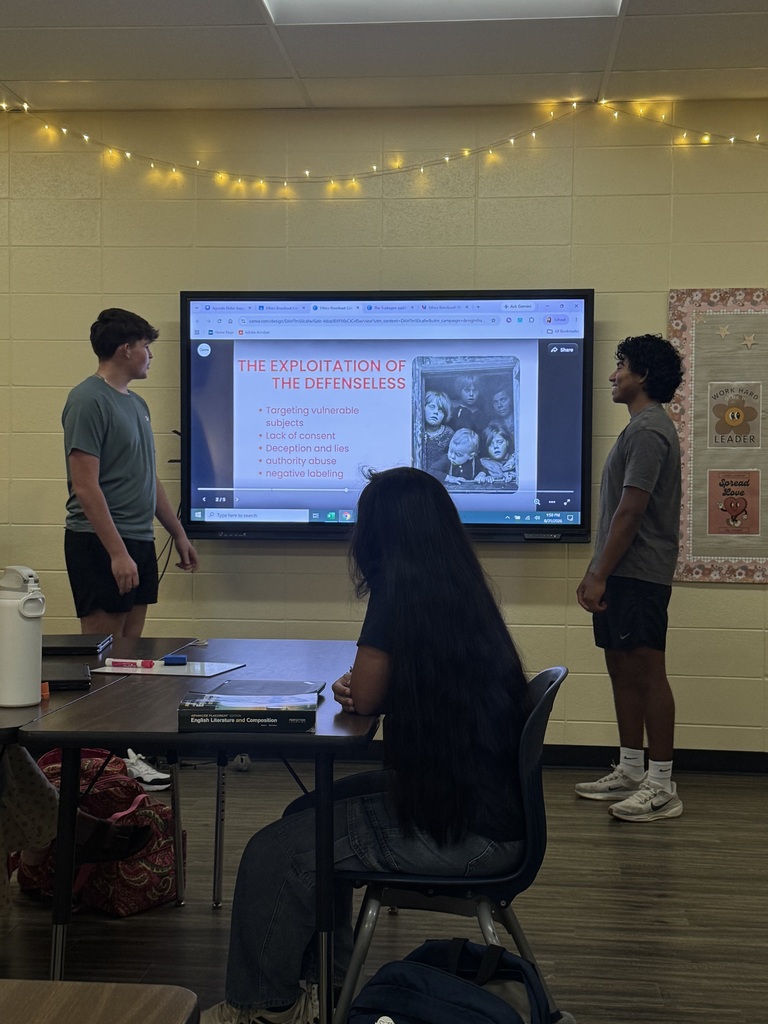 Students present their unethical experiment.