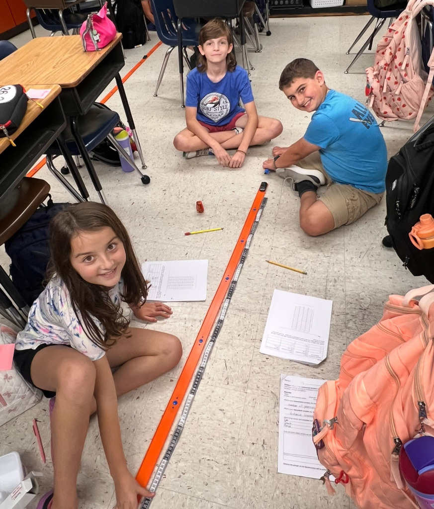 Students conduct an experiment to investigate whether mass affects motion.