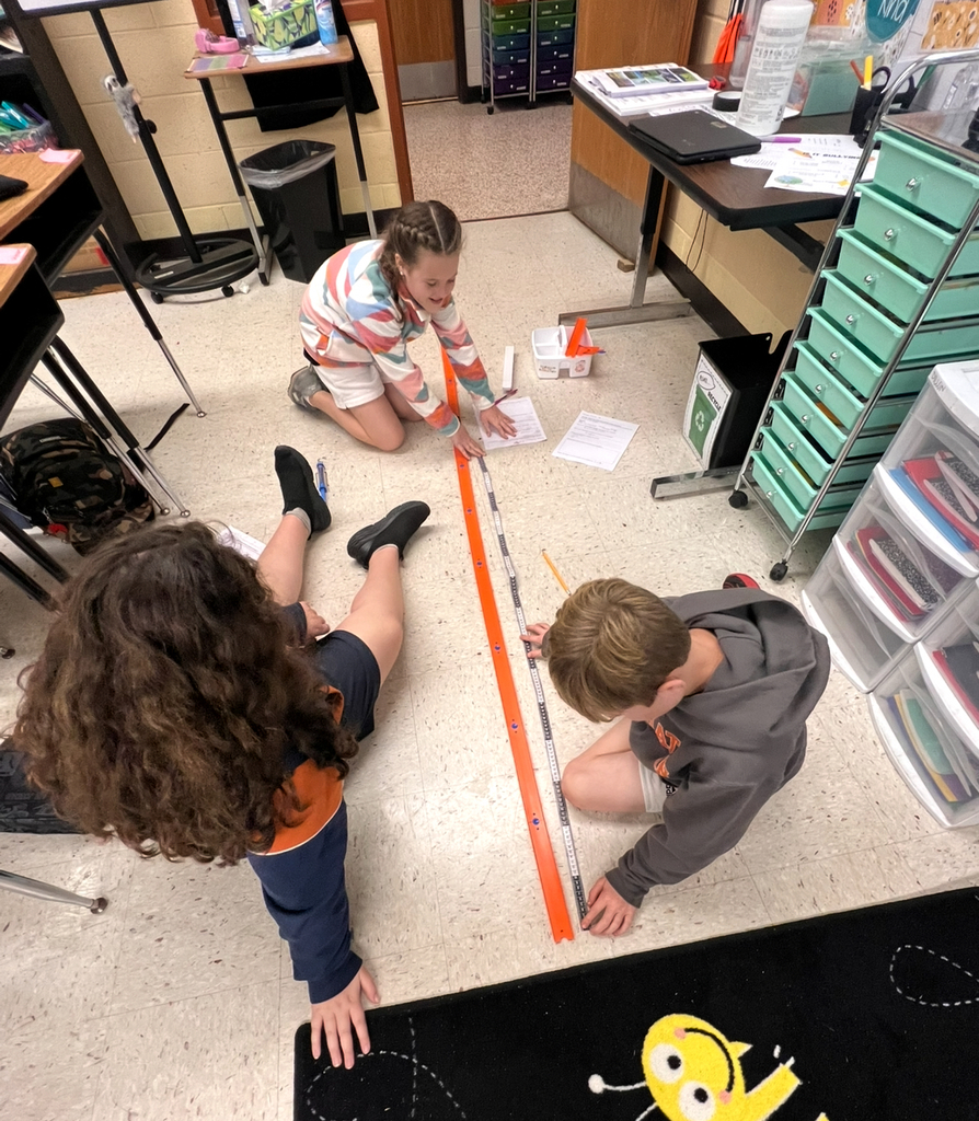 Students conduct an experiment to investigate whether mass affects motion.