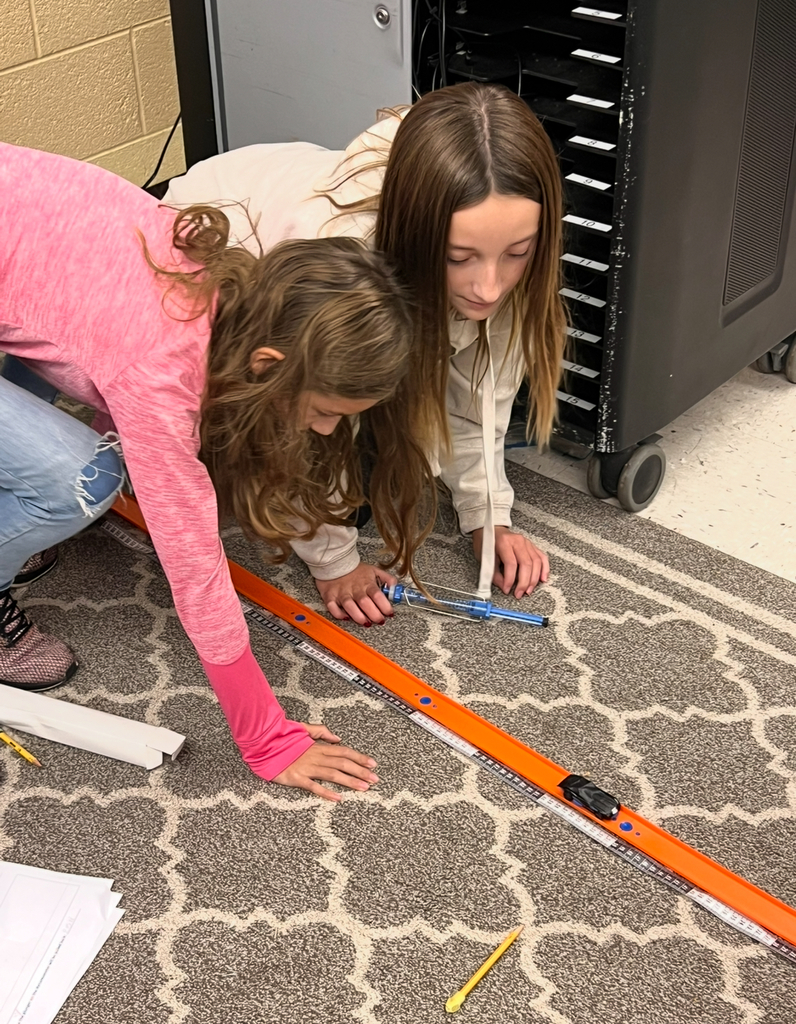 Students conduct an experiment to investigate whether mass affects motion.