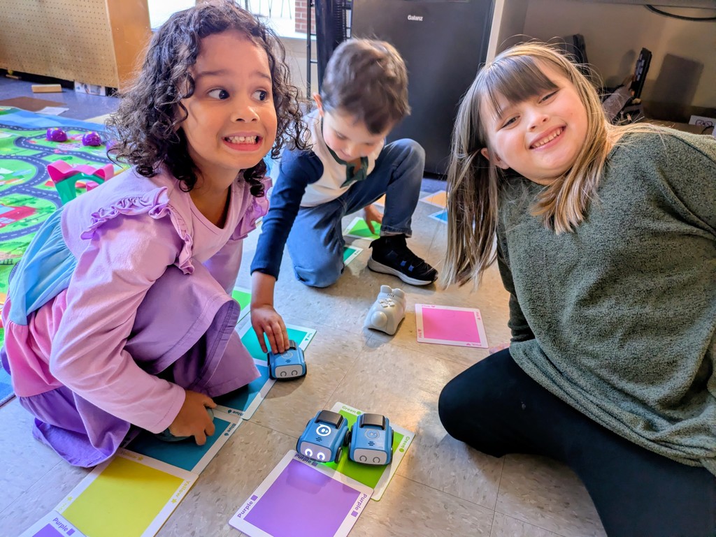 Students use Indi Cars in technology class.