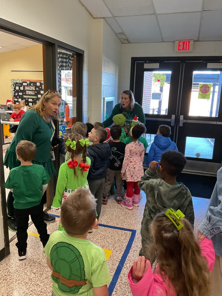A preschool class goes on a GIngerbread Man hunt around their school.