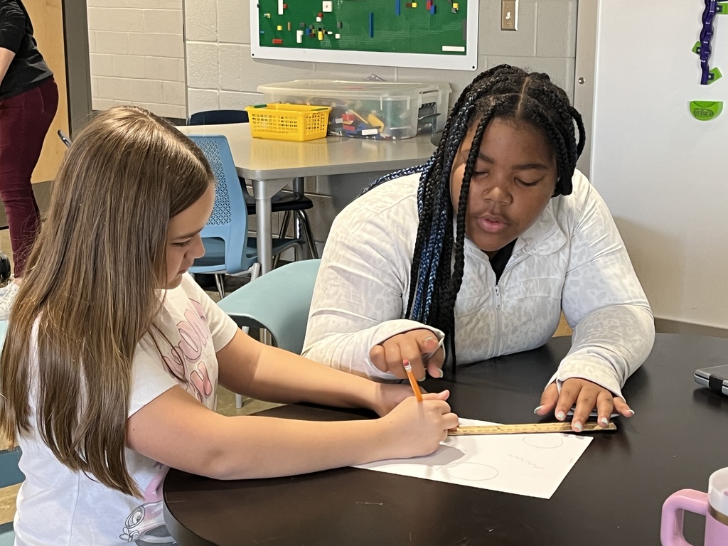Students work on a mars rover related assignment in science class. 