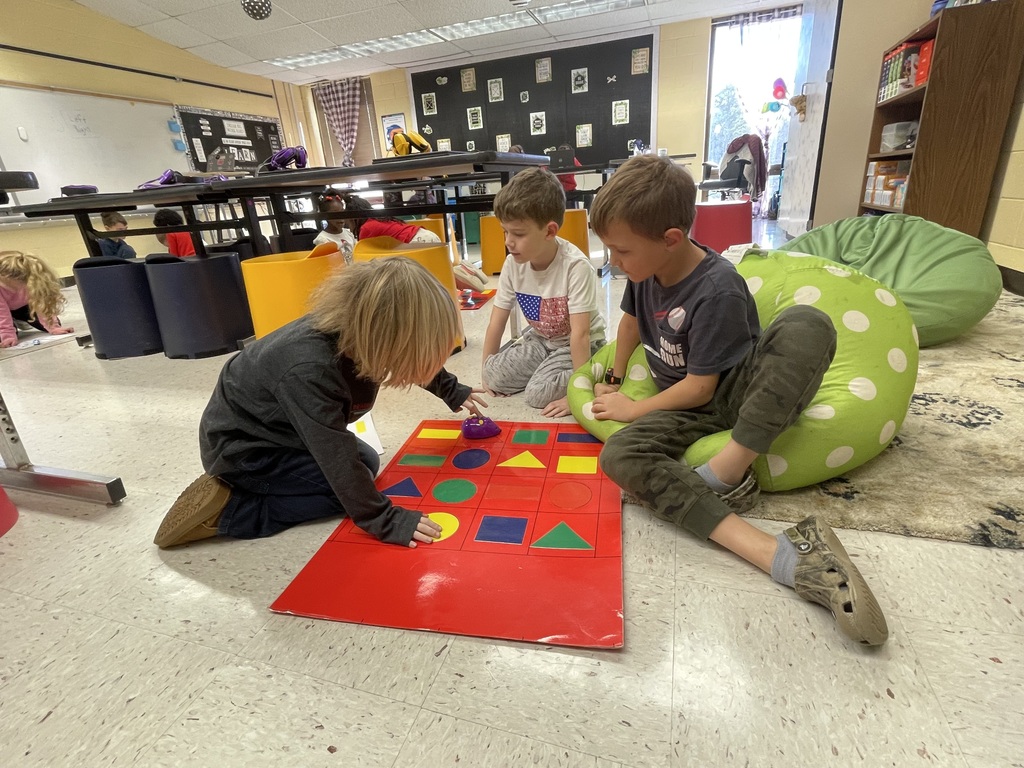 Students practice creating algorithms by coding a Robot Mouse.