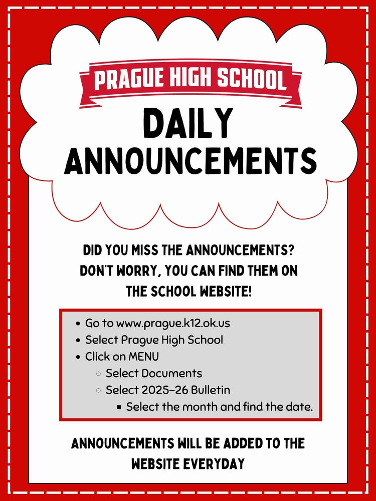 Daily Announcements
