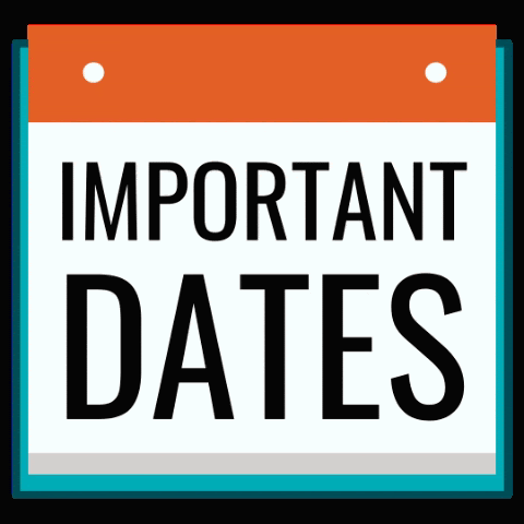 Important Dates