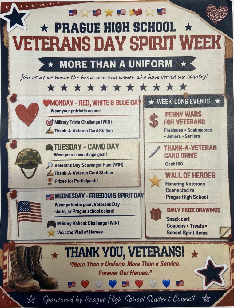 Veterans Day Dress Up Days