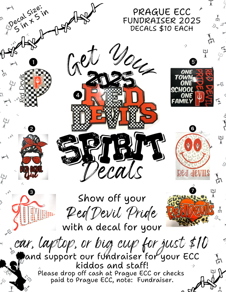 Show Your School Spirit with Red Devil Decals