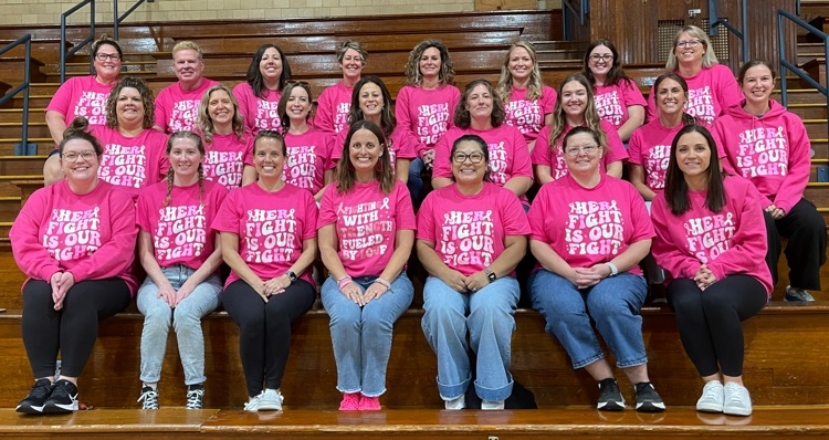 teachers wearing pink