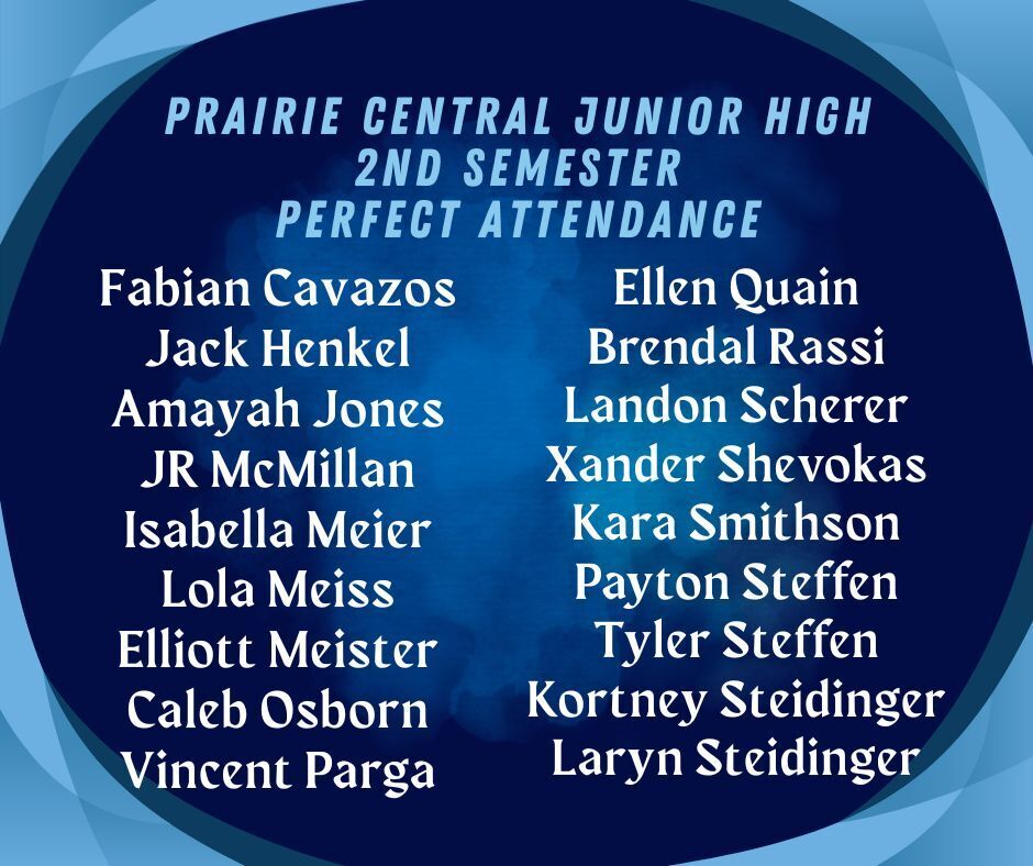 2nd semester perfect attendance