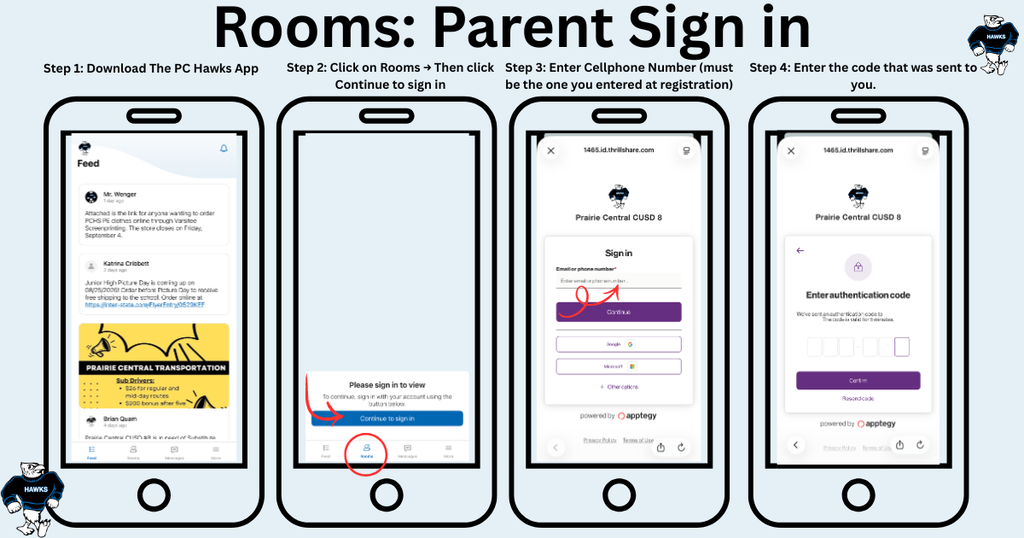 Parent Sign in