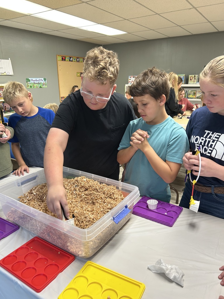 5th Grade learned about magnetic fields for STEM, and created their own magnets.