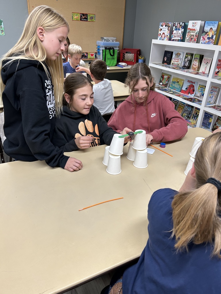 5th Grade learned about magnetic fields for STEM, and created their own magnets.