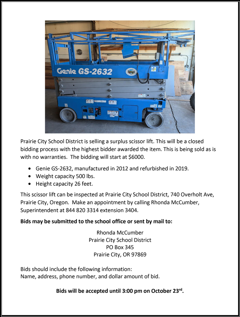 scissor lift
