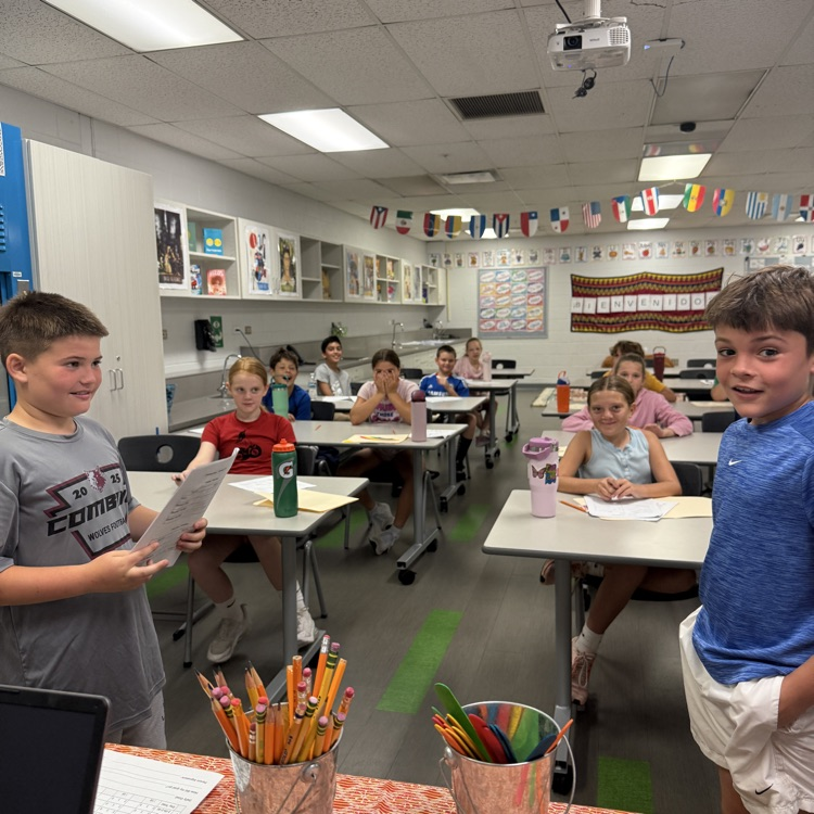 Big confidence starts with small talk! Our 5th graders are putting their new skills to work and having basic conversations in Spanish!