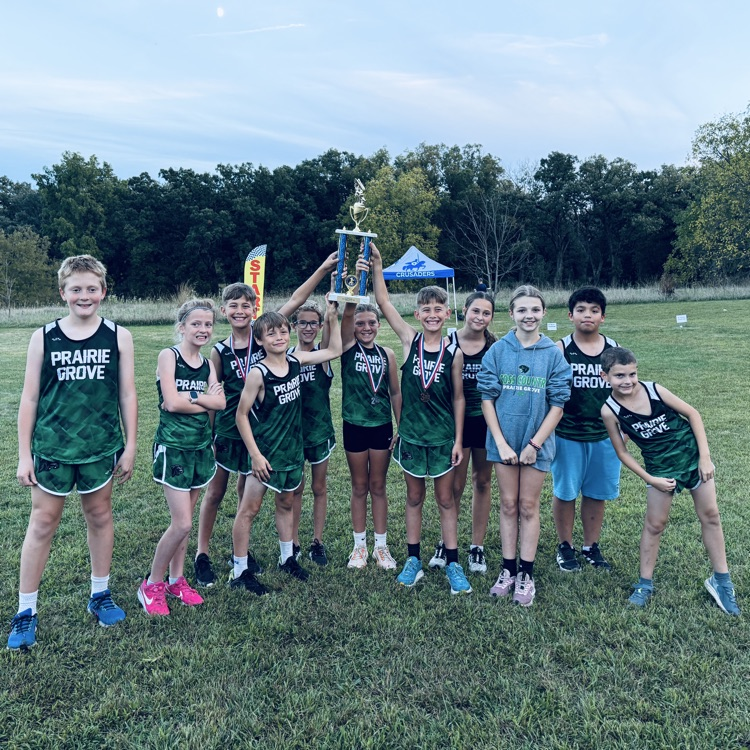 Both our 5th-6th grade and 7th-8th grade Panthers brought home 1st place team trophies last night, with many runners earning top-finisher medals! Best of luck to these hardworking athletes as they race in today’s conference meet - Go Panthers! 💚