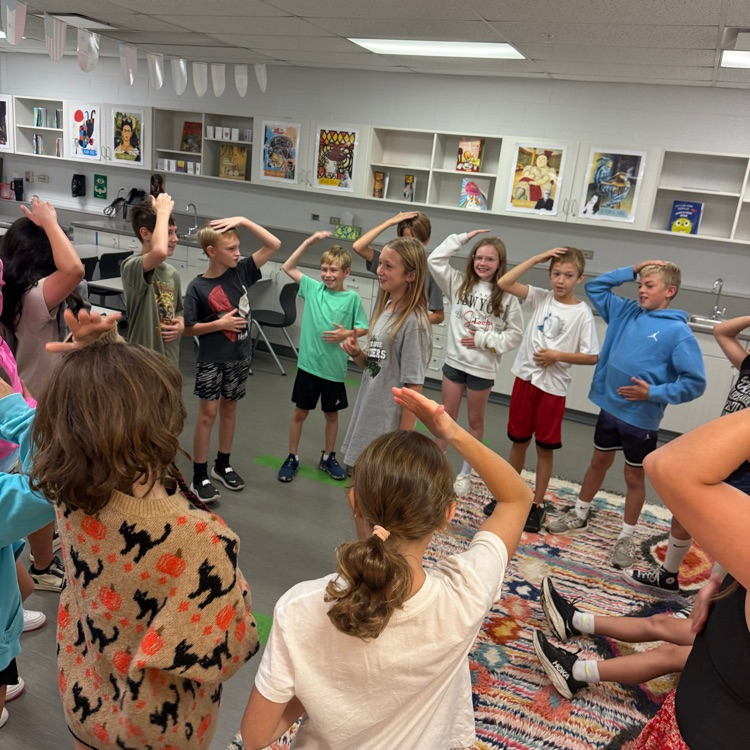 In 5th grade Spanish today…new Spanish phrases + silly motions + detective work = one hilarious hunt for the imposter!