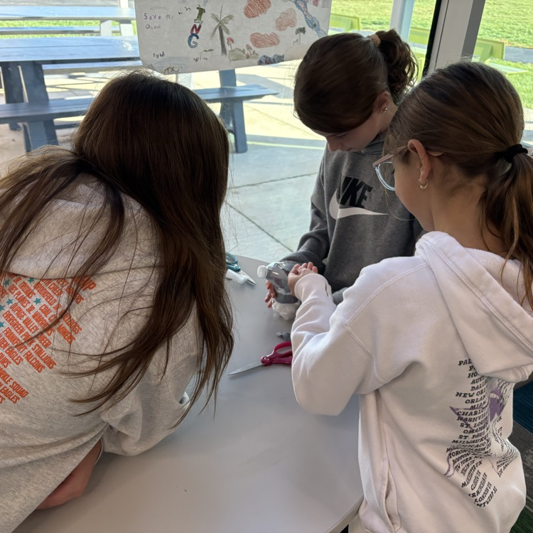 5th grade building hydroponic gardens out of recycled 🪴