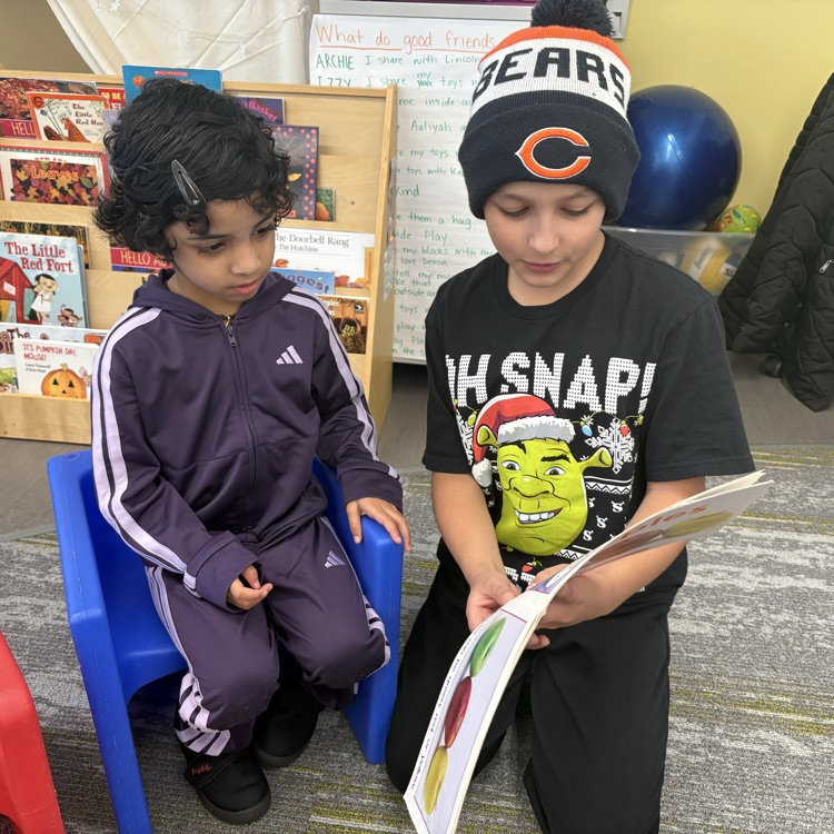 5th grade reading to preschoolers