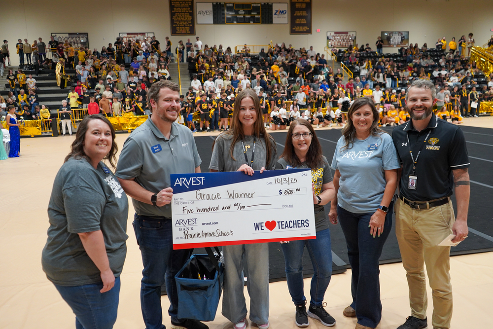 Winner of the Arvest "We Love Teachers" Award