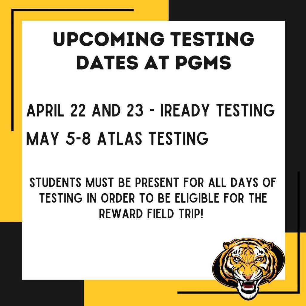 Testing Dates