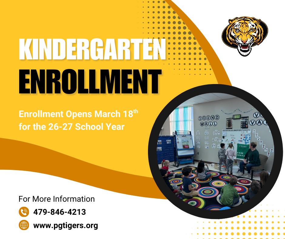 Kindergarten enrollment opens on march 18th for the 26 to 27 school year