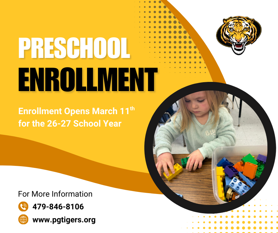 Preschool enrollment will open on March 11th