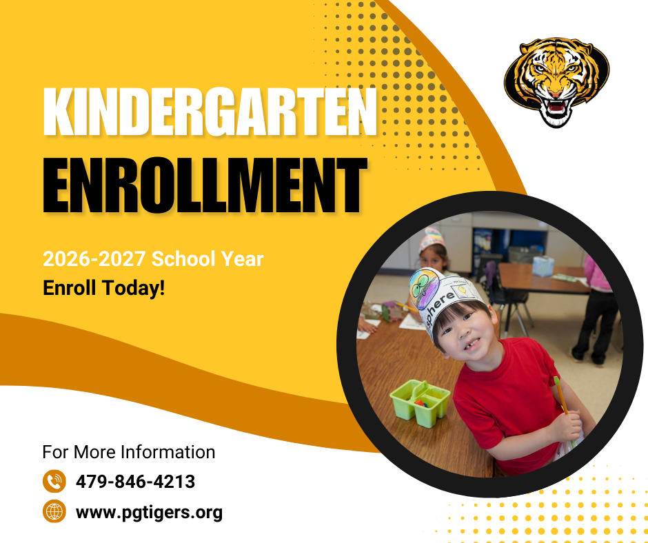 kindergarten enrollment is now open at pgtigers.org