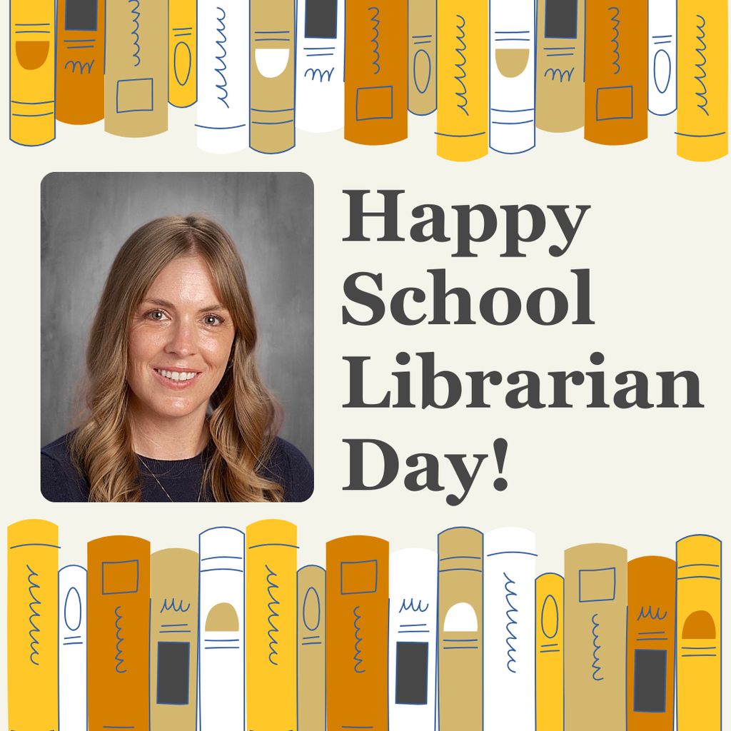 happy librarian day with a headshot of amber dickey