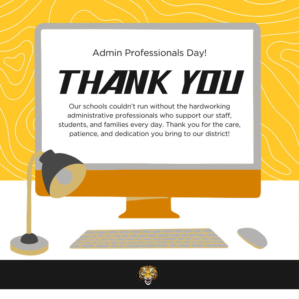 happy admin professionals day! thank you for all you do! 