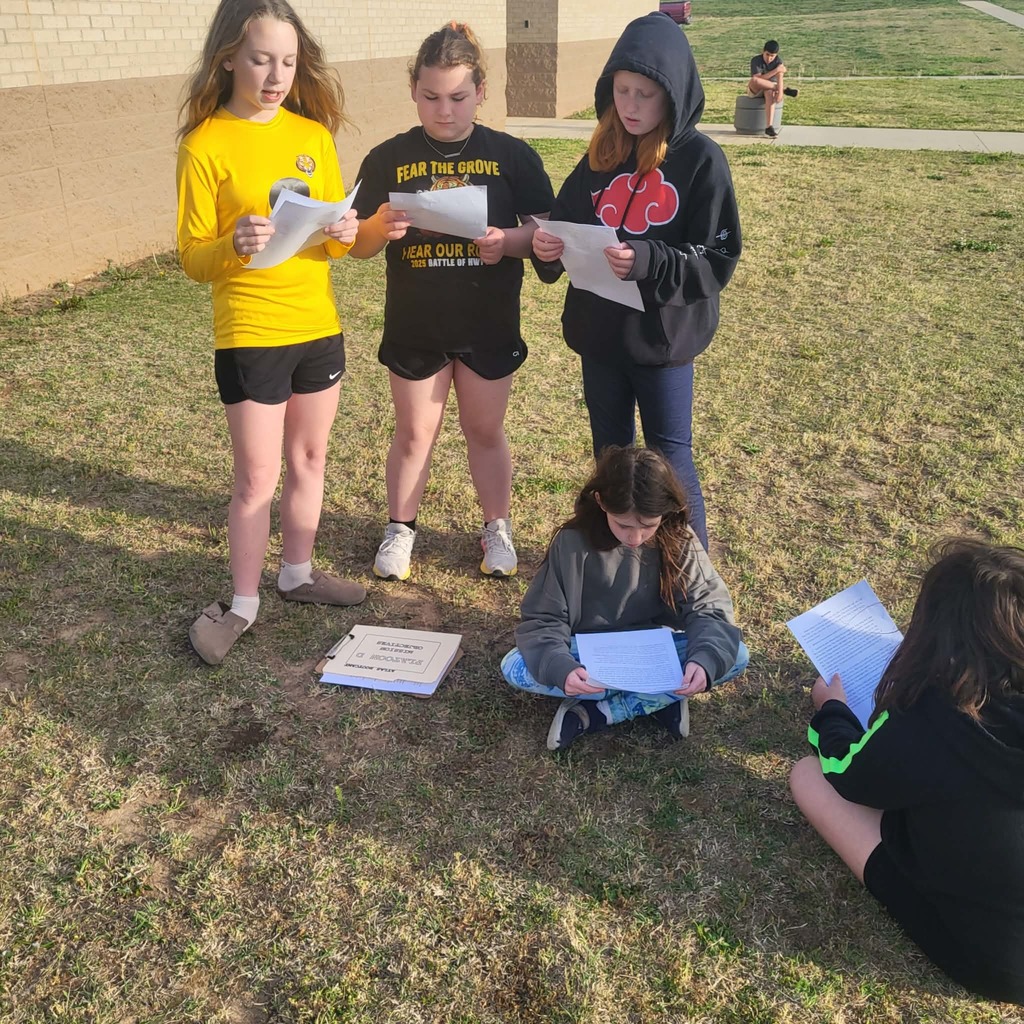 Students answer reading questions for ATLAS bootcamp.