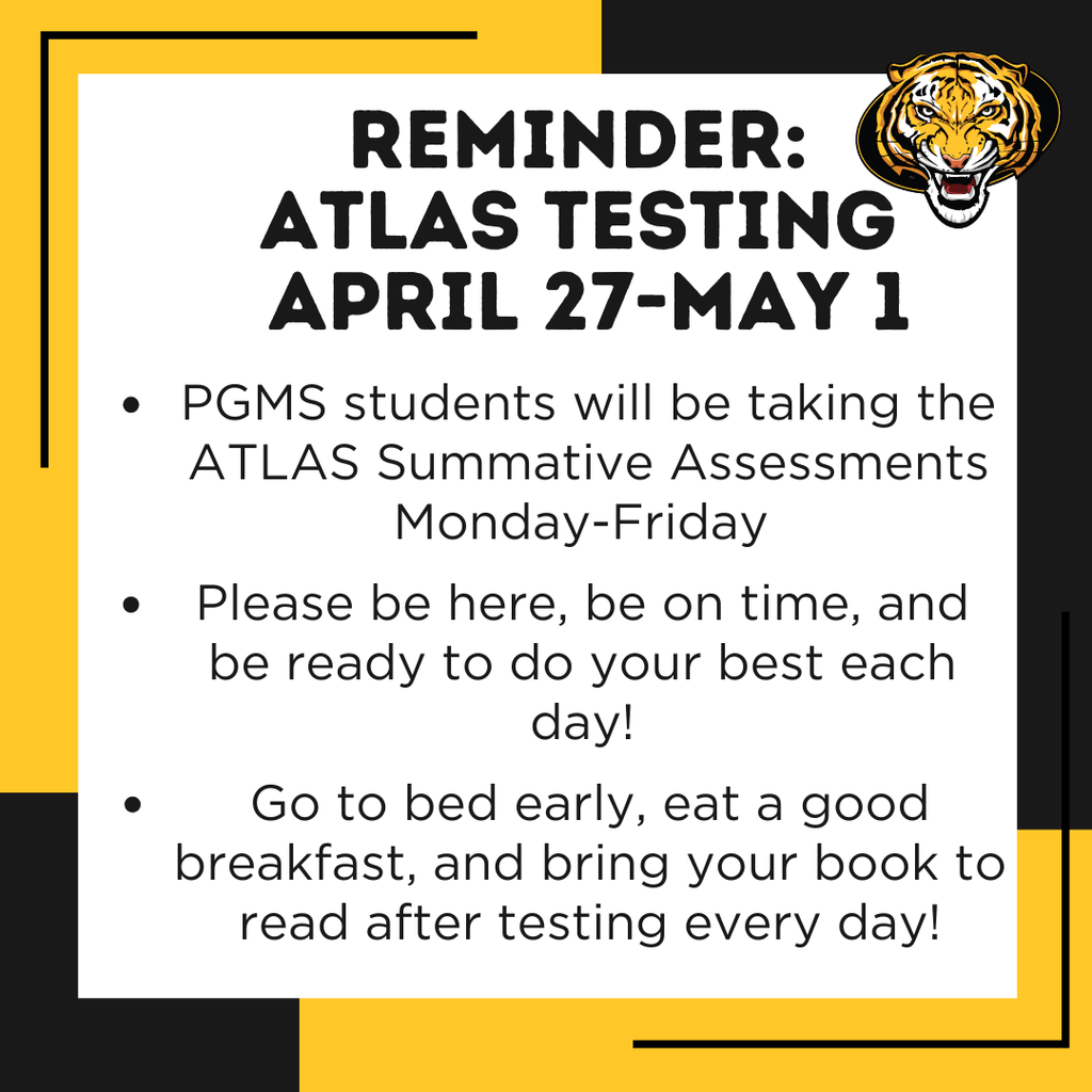 ATLAS Testing Reminders 